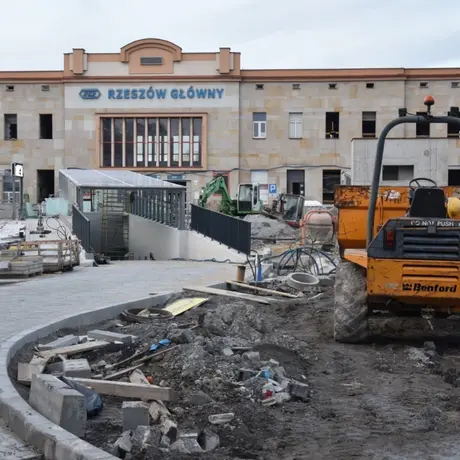 Budowa Rzeszowskiego Centrum Komunikacyjnego [październik 2023] - fot 16